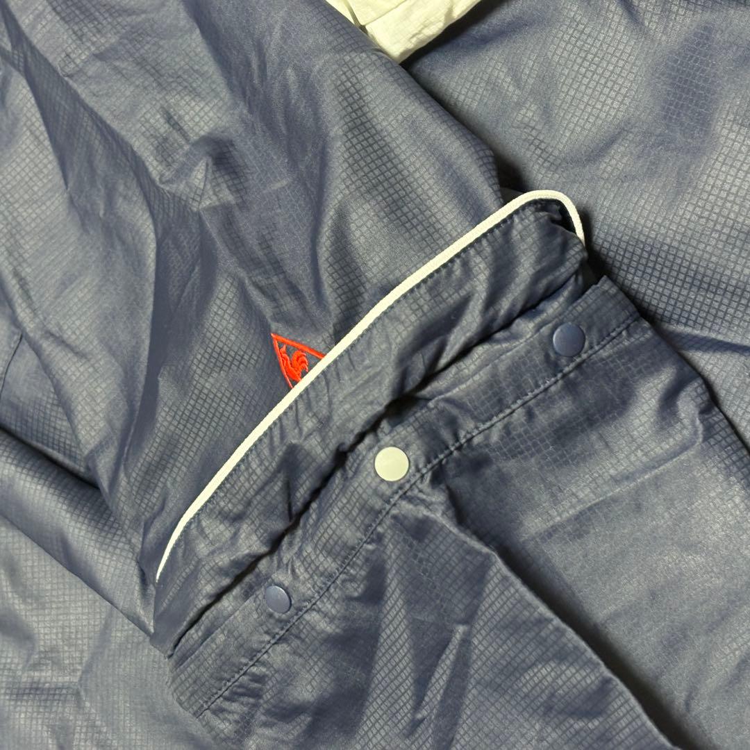 ルコック ゴルフ 2way ウインドブレーカー L 半袖可 トリコロール