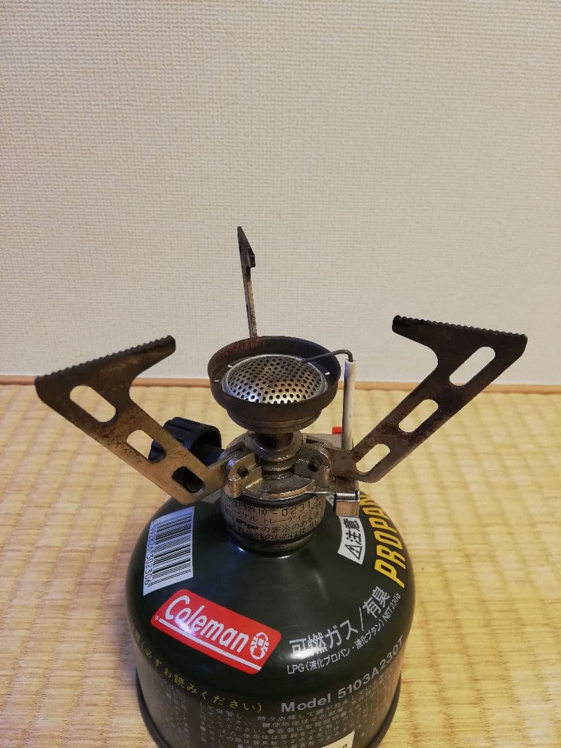 点火確認済　EPIgasの MSSA 型（マイクロ スーパー ストーブ オート）