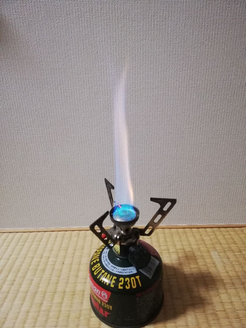 点火確認済　EPIgasの MSSA 型（マイクロ スーパー ストーブ オート）