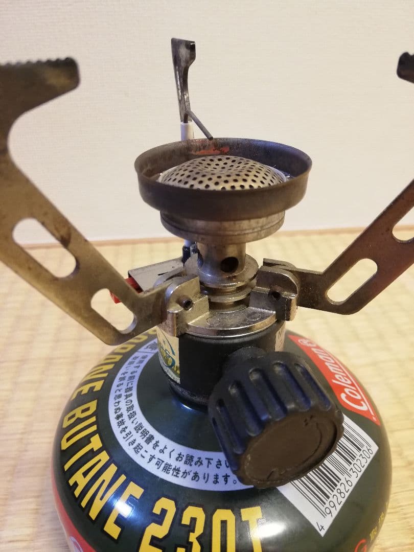 点火確認済　EPIgasの MSSA 型（マイクロ スーパー ストーブ オート）