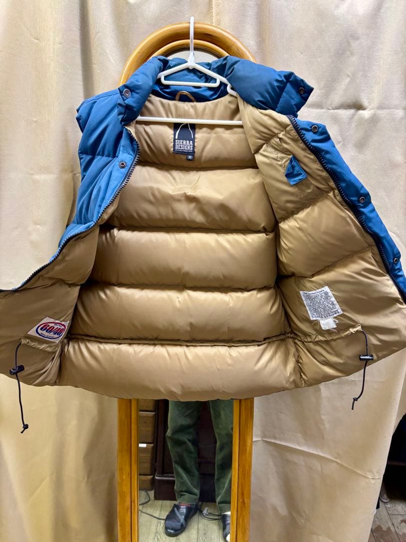 ビンテージSIERRA DESIGNS ダウンベスト M ブルー