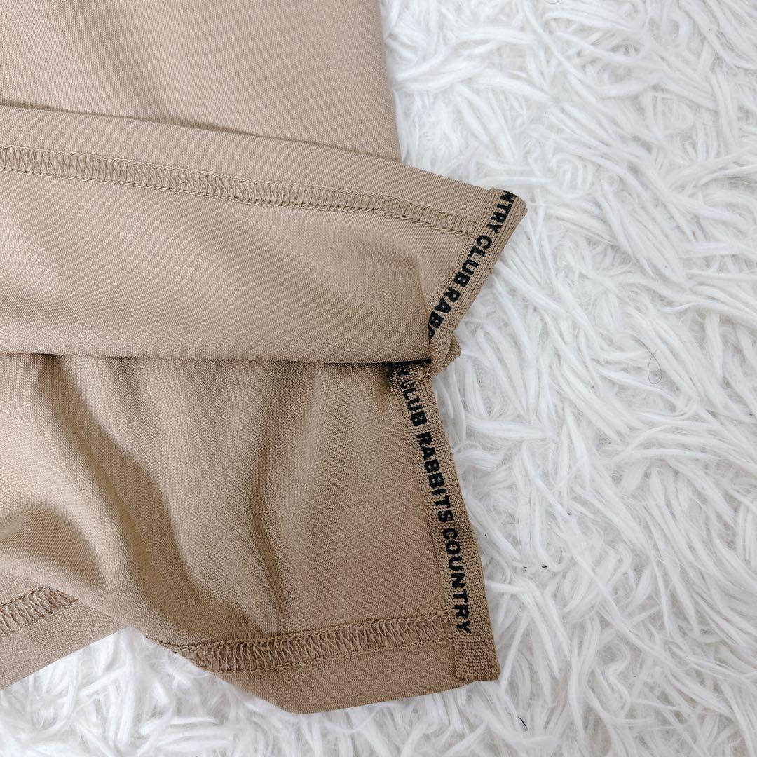 FR2 GOLF ドライポロ M ベージュ 人気モデル　ゴルフ　ロゴ　うさぎ