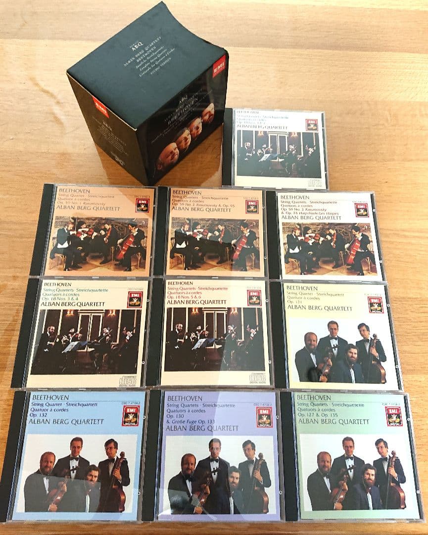 希少10CD ベートーヴェン 弦楽四重奏曲全集 アルバン・ベルク弦楽四重奏団