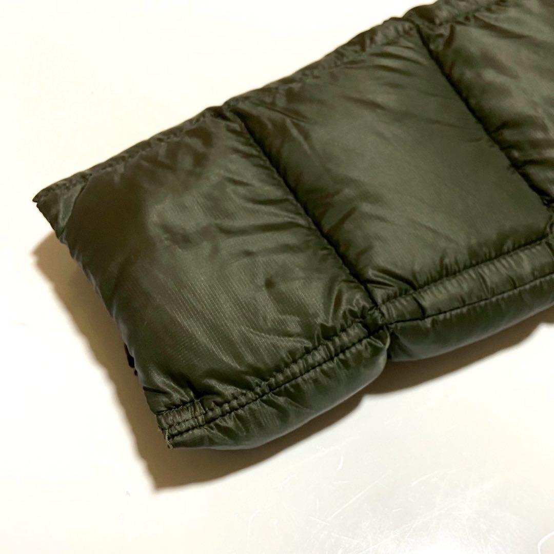 美品 パーリーゲイツ ダウンジャケット アウター ゴルフウェア カーキ 袖取外し