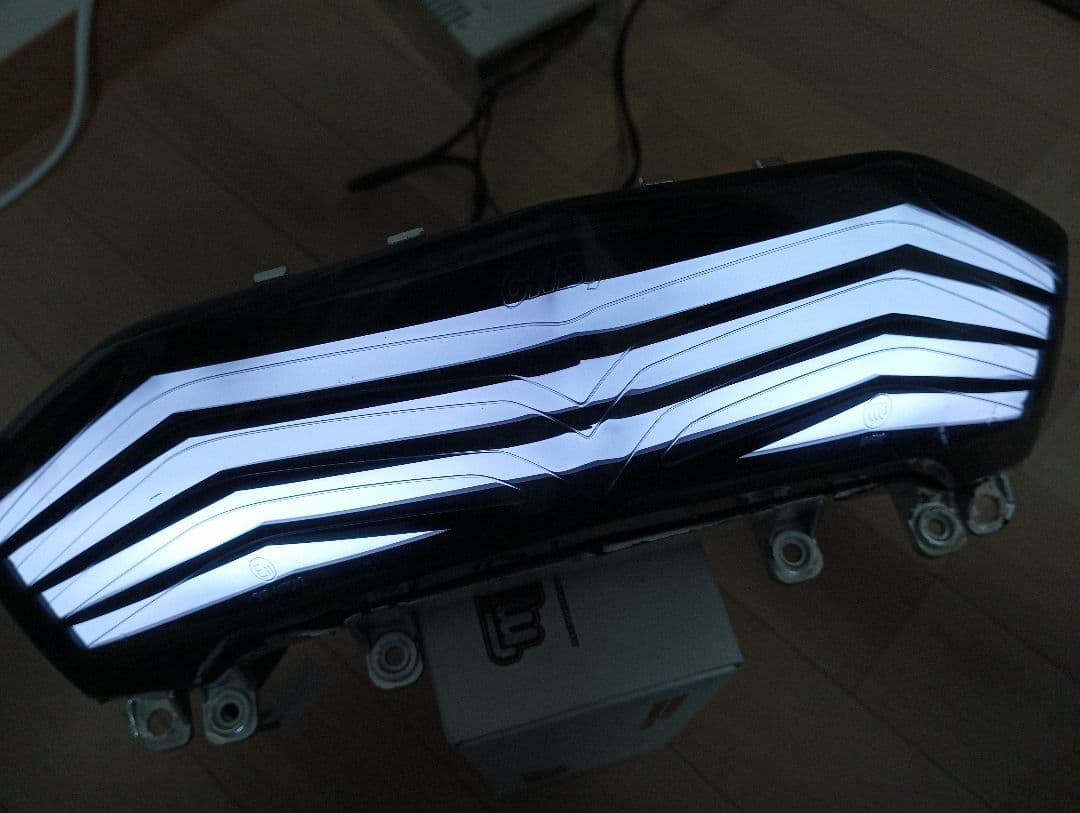 シグナスX社外ファイバーテールシーケンシャル7色レインボー3型se44j 1yp