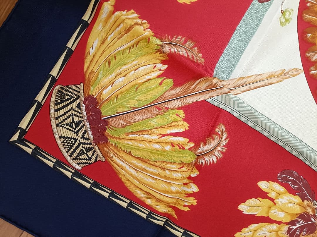 ★未使用級美品★HERMÈS 　シルクスカーフ 　ブラジル