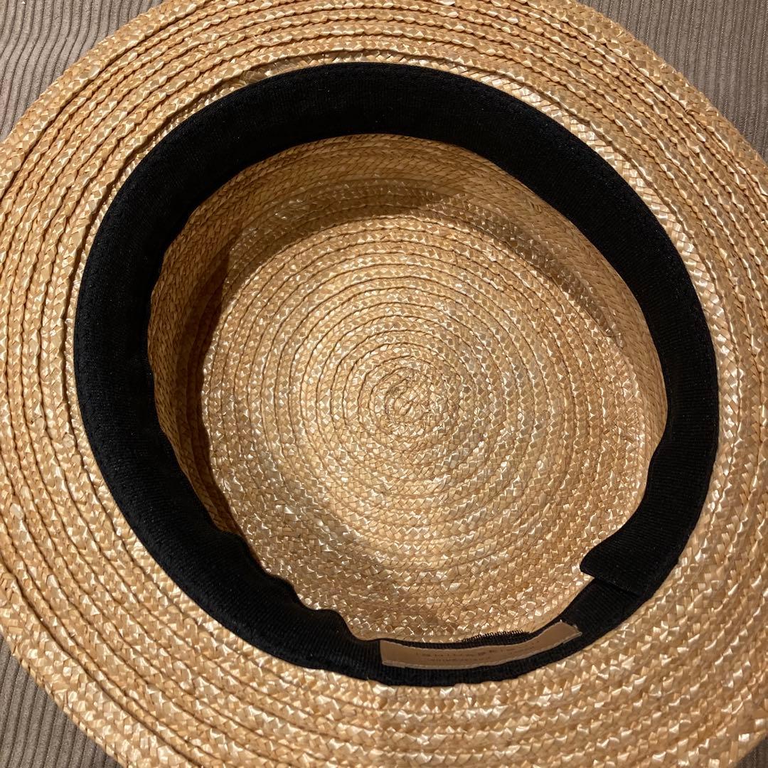 ISHIDASEIBOU 石田製帽　ストローボーラーハット　Mサイズ