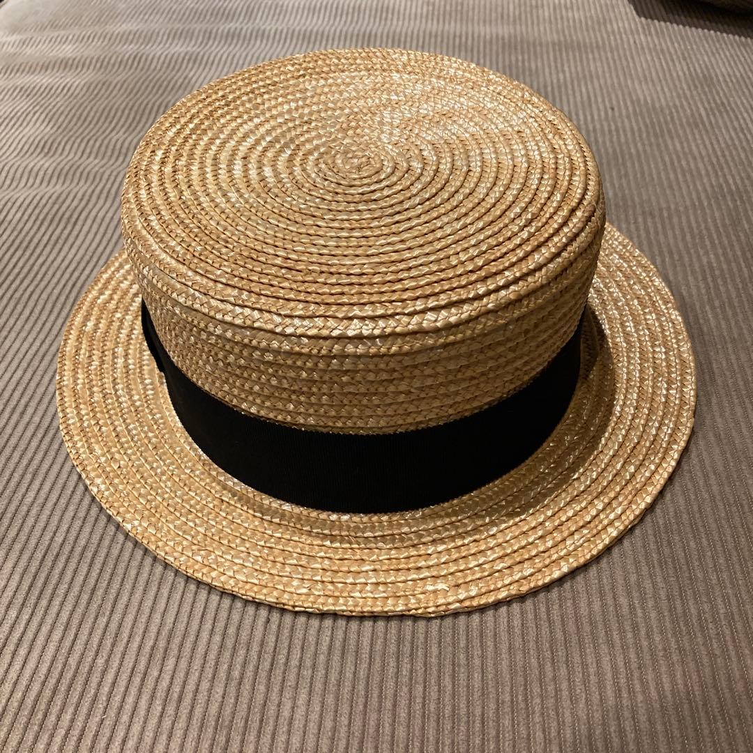 ISHIDASEIBOU 石田製帽　ストローボーラーハット　Mサイズ