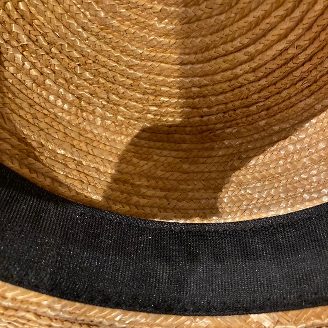 ISHIDASEIBOU 石田製帽　ストローボーラーハット　Mサイズ