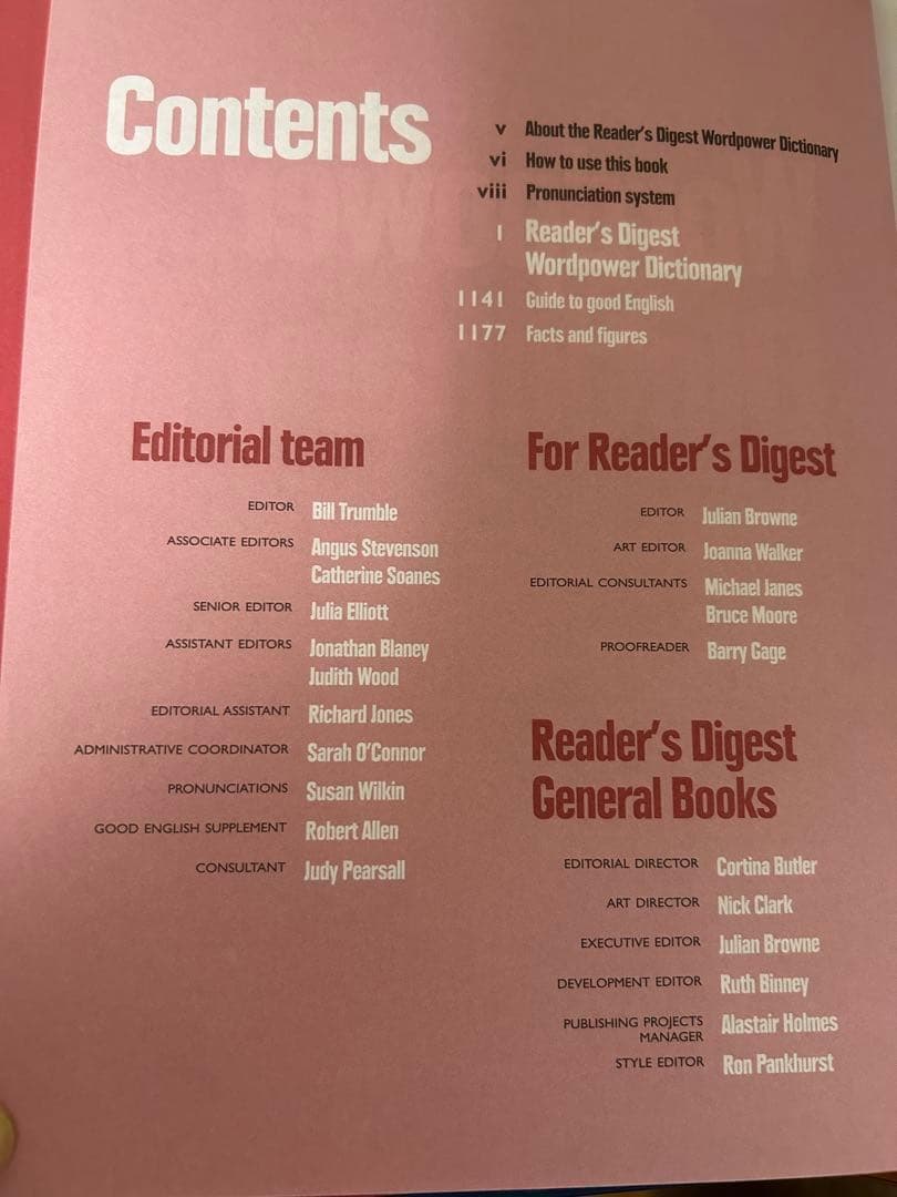 Reader’s DigestWord Power Dictionary英英辞典