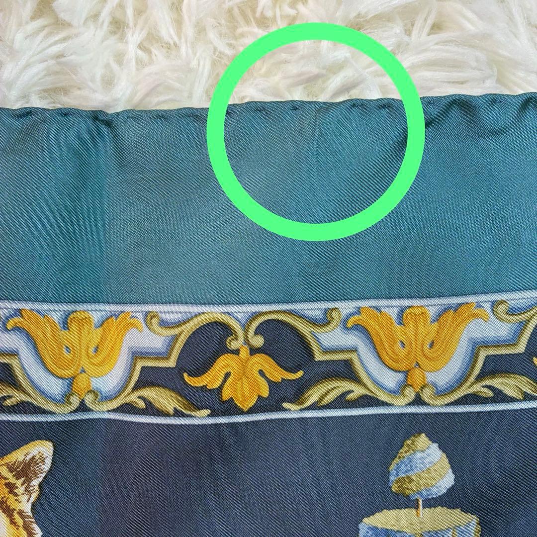 希少✨️サルバトーレ フェラガモ 大判スカーフ 虎ヒョウ柄 イタリア製87×87