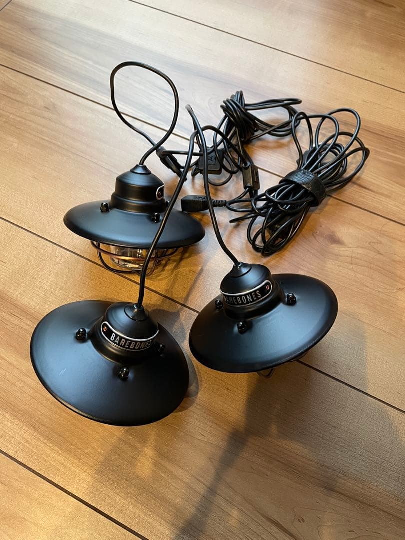 BAREBONES ブ エジソンストリングスライトLED ブラック