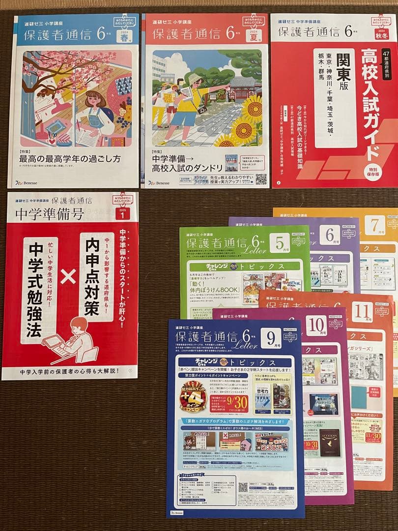 チャレンジ6年生　小学講座2024.4〜2025.3 Benesse 進研ゼミ