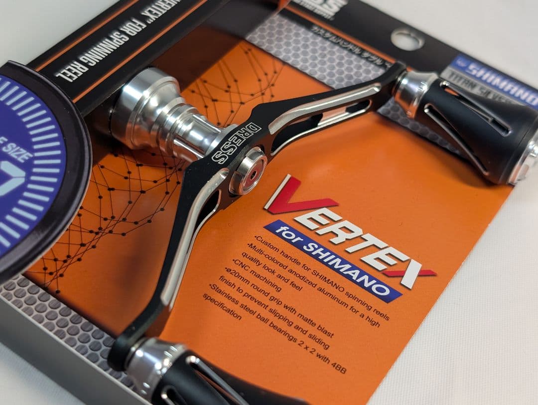 新品　ドレス シマノ用 100㎜　管193HPY DRESS ダブルハンドル