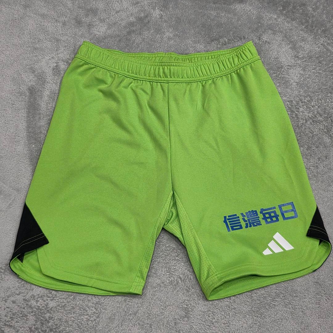 松本山雅　ユニフォーム　上下セット　XL　adidas　アディダス　黄緑