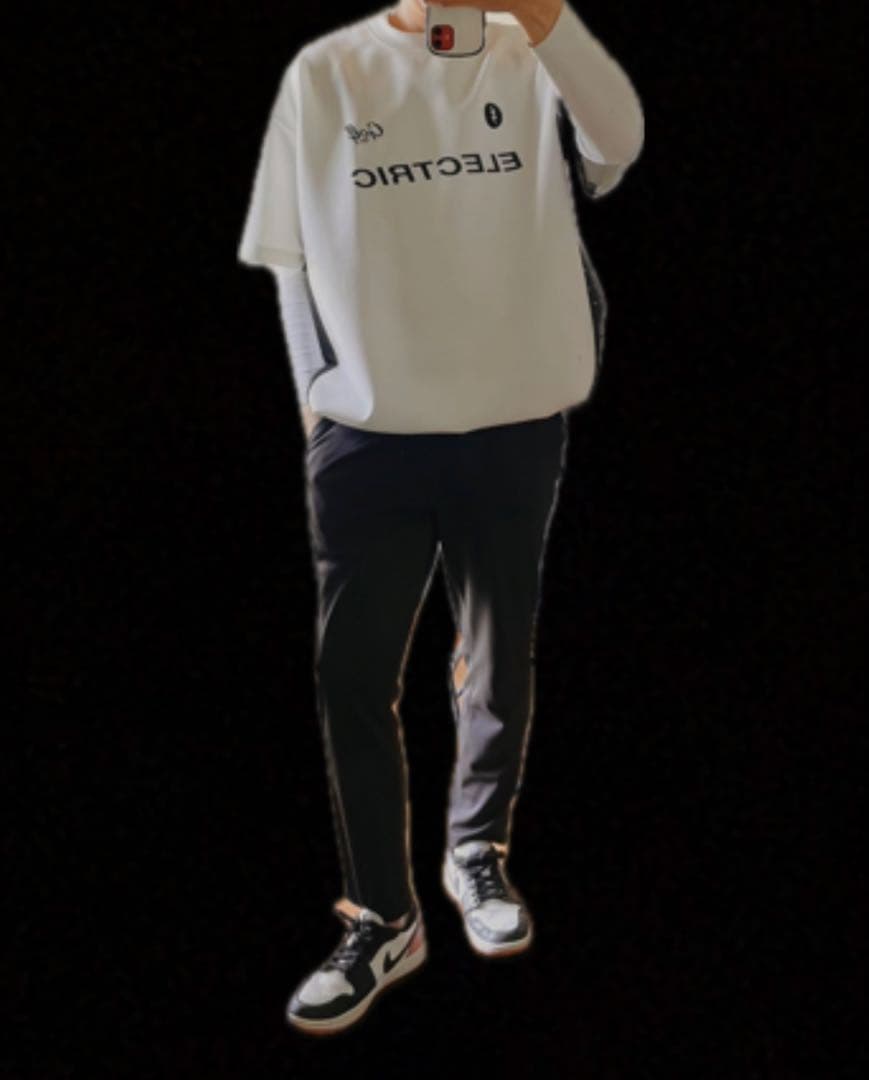 Electric golf モックネックシャツ　ドローコード付