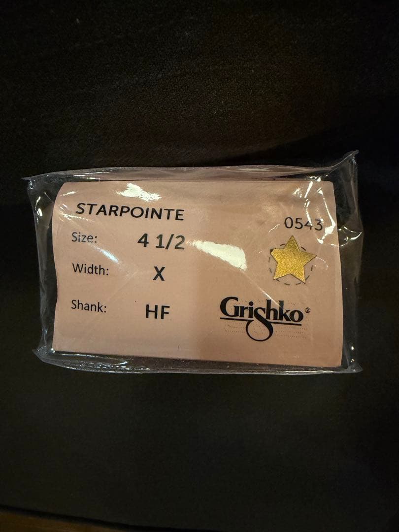 [新品]Grishko StarPointeトゥーシューズ 4 1/2 X HF