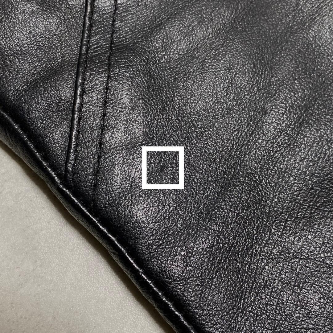 archive y2k 本革 ピッグレザージャケット シングルライダース 黒 L