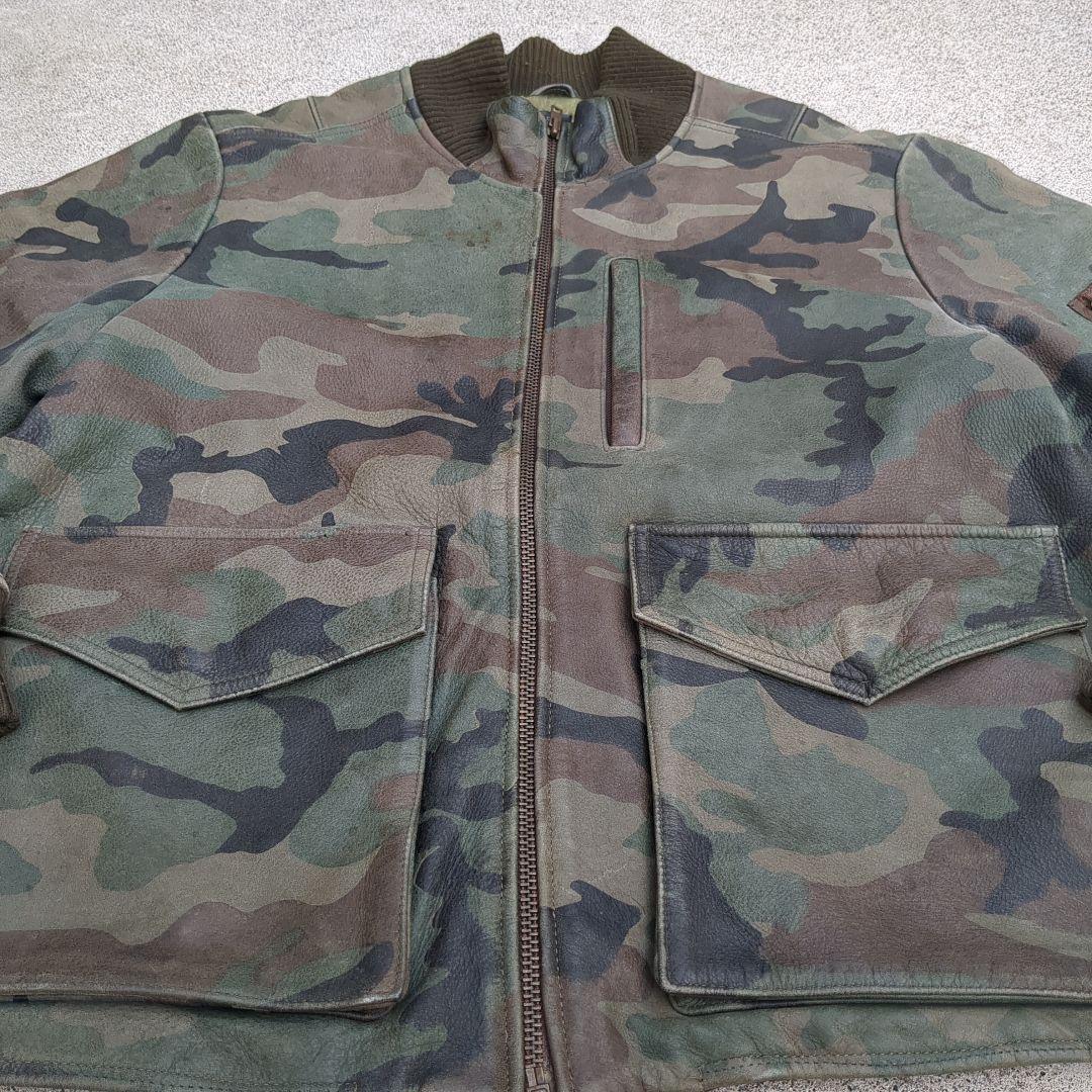 R　HAZE LTD カモフラージュレザージャケット