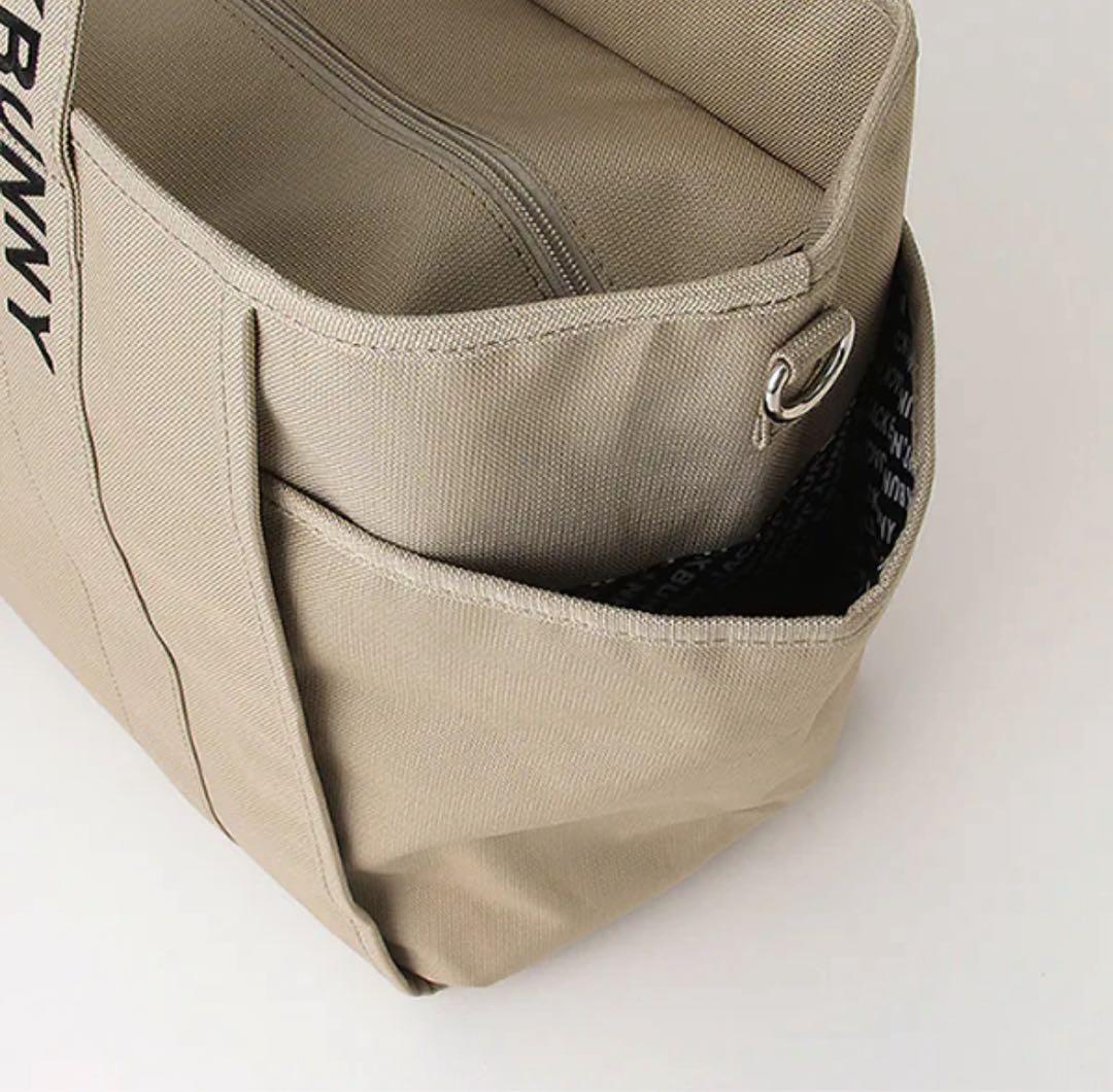 新品タグ付き☆ Jack Bunny!!トートバッグ ゴルフバッグ ピンク色