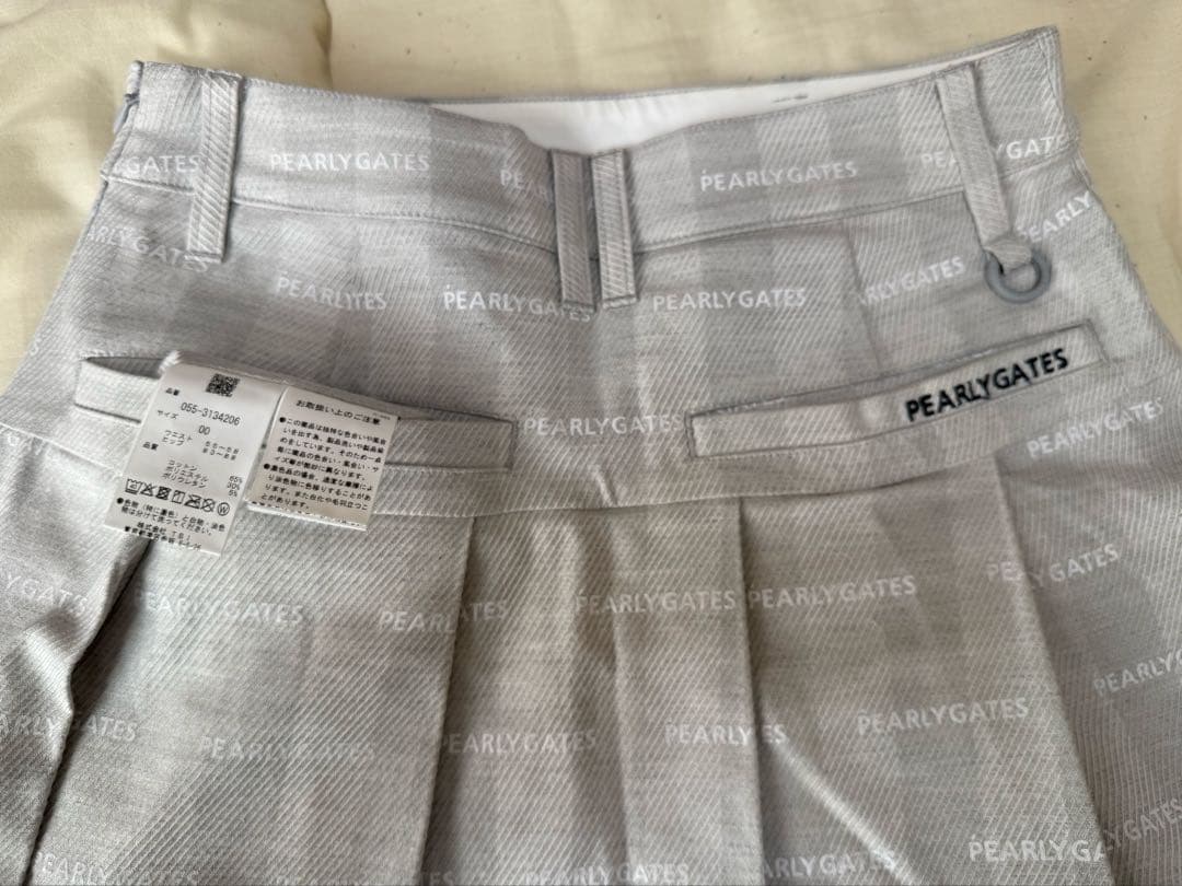 パーリーゲイツ プリーツスカート グレー　00サイズ