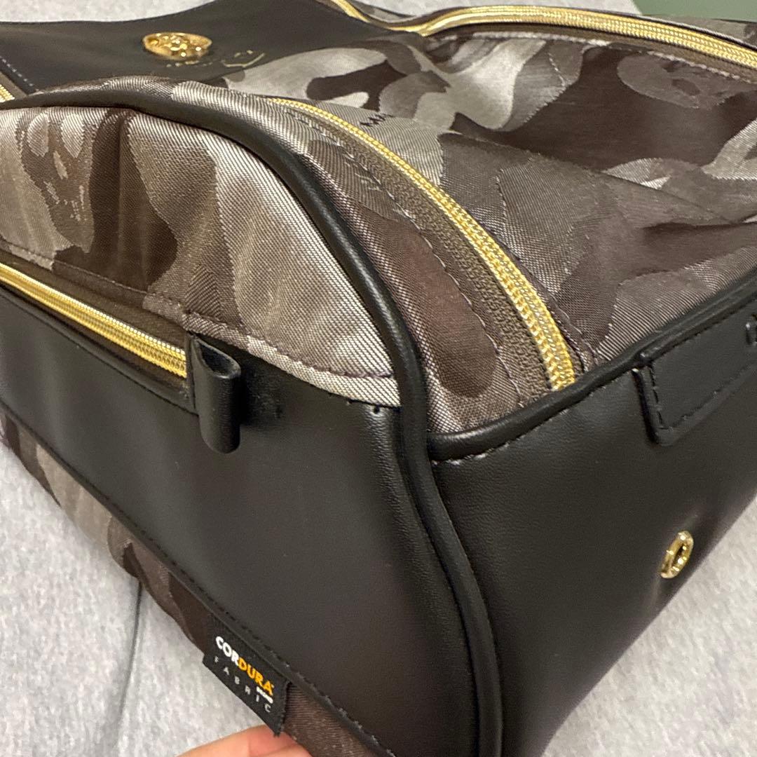 MARK & LONA 迷彩シューズバッグ