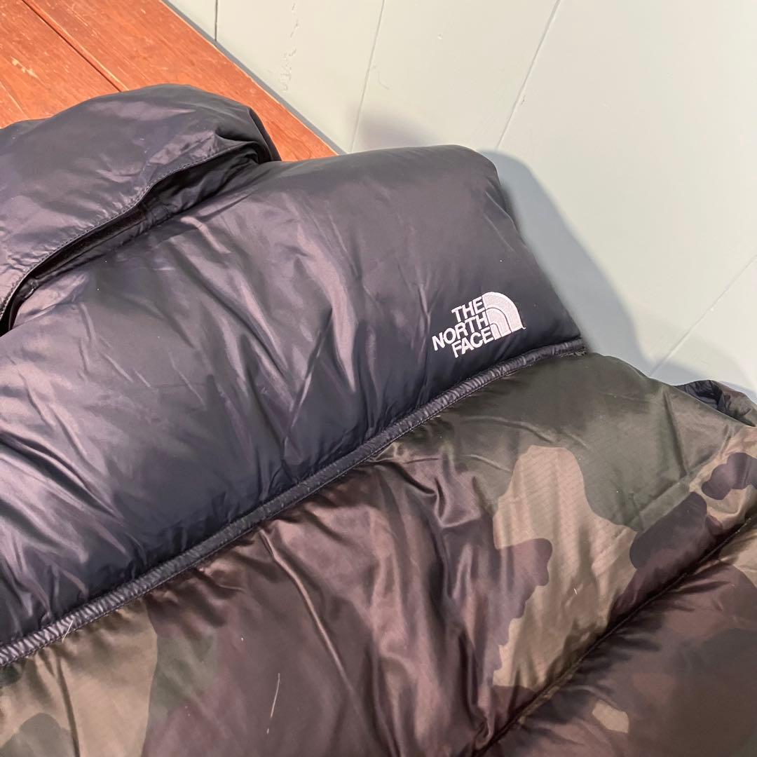 【美品級】THE NORTH FACE カモフラージュ ダウンベスト　迷彩