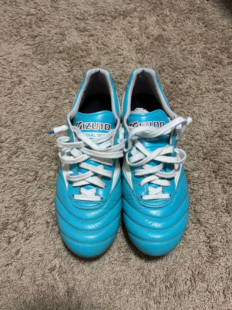 【箱、袋付き】サッカースパイク　モレリア2 JAPAN カタールW杯　水色