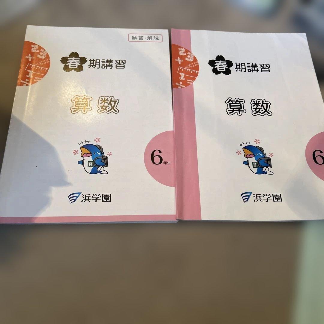 2025年最新版浜学園小6M灘春期講習算数一式