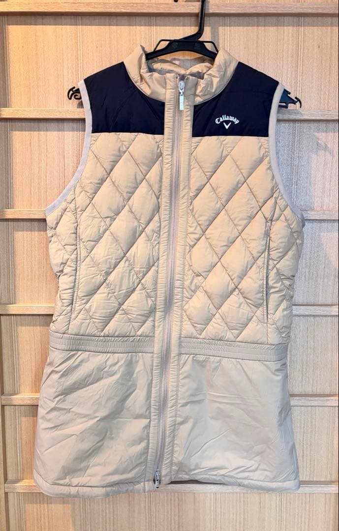 キャロウェイCALLAWAY 防寒 撥水 軽量 薄手 ストレッチダウンベスト