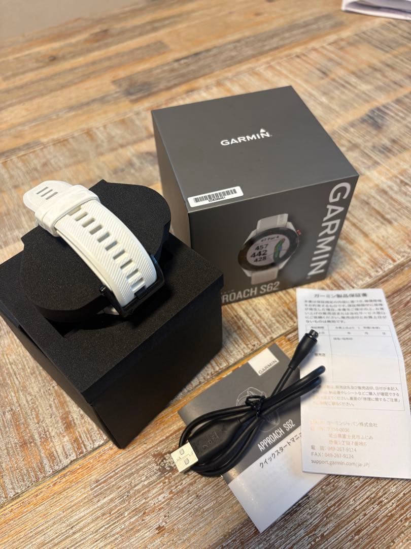 k*k様 GARMIN APPROACH S62 GPSナビ ホワイト
