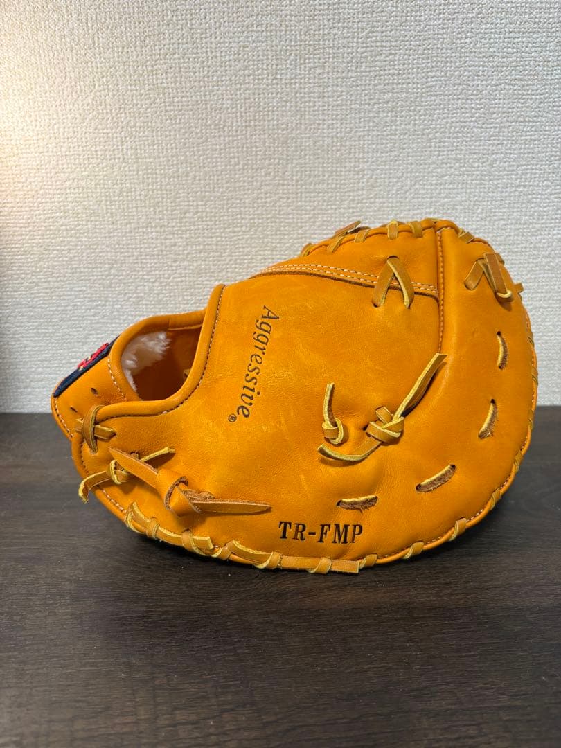 新品未使用　左用SLAUER TR-FMP 軟式グローブ オレンジ