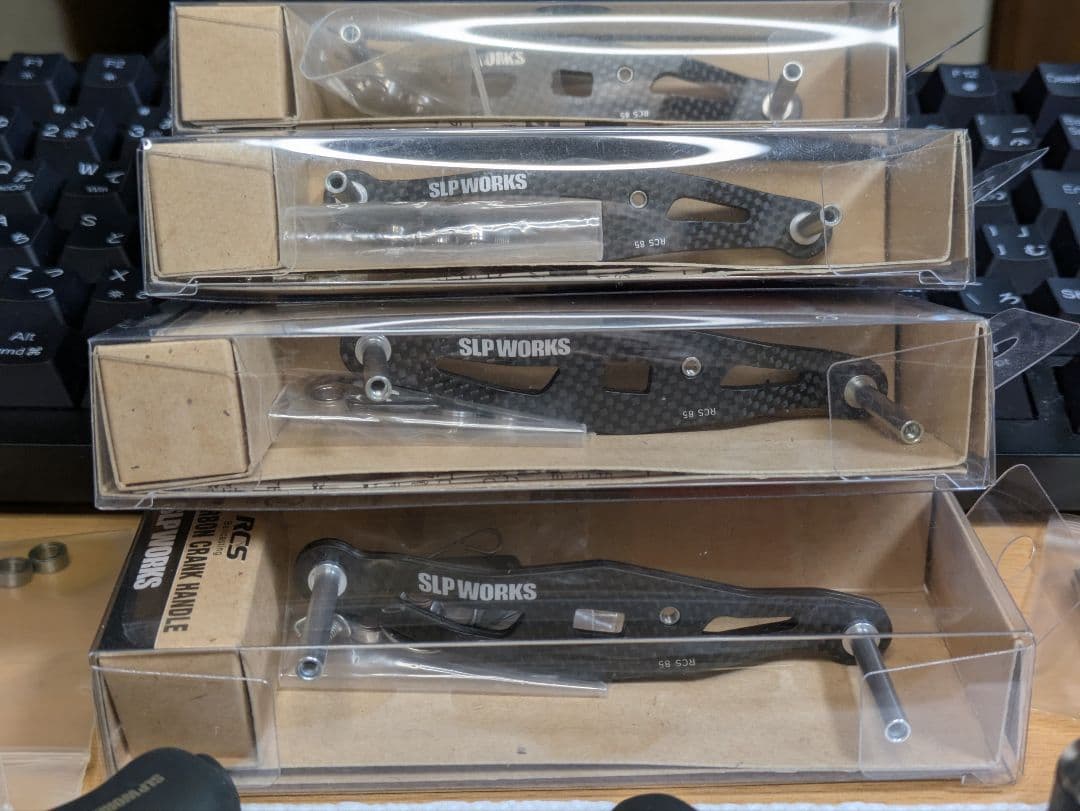 ダイワ SLPワークス カーボンクランクハンドル 85mm ③