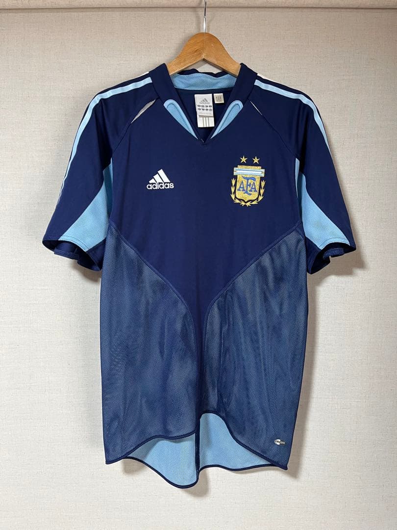 古着 アルゼンチン代表 ユニフォーム adidas 04-05 メッシ サッカー
