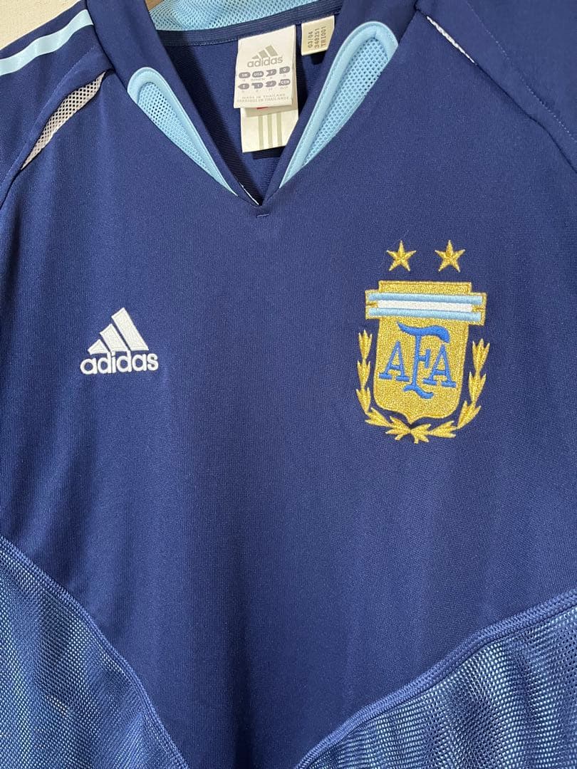 古着 アルゼンチン代表 ユニフォーム adidas 04-05 メッシ サッカー