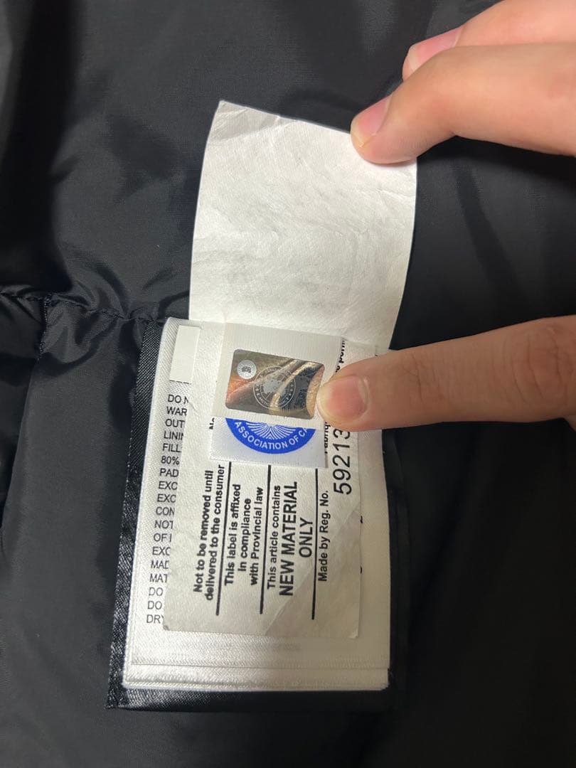 カナダグース   ダウンベスト S 黒