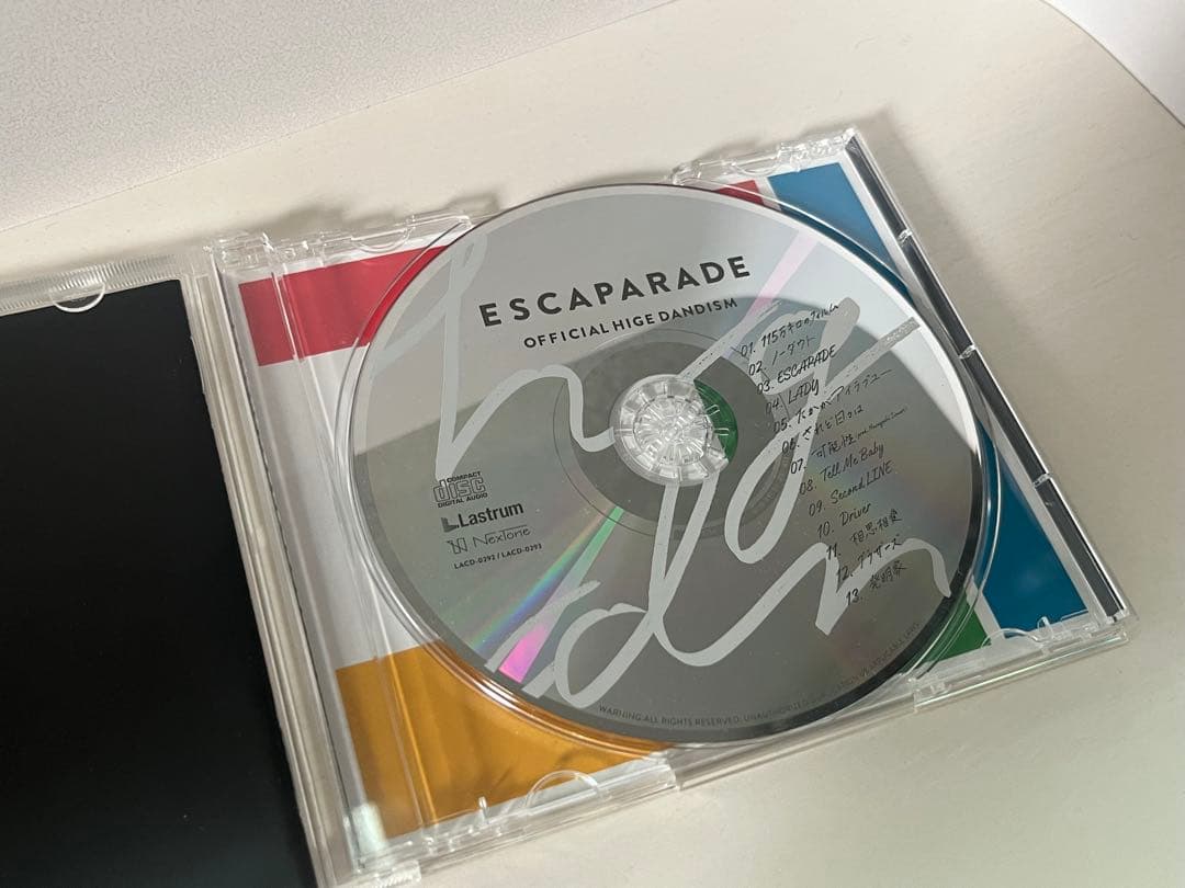 official髭男dism サイン入り　エスカパレード