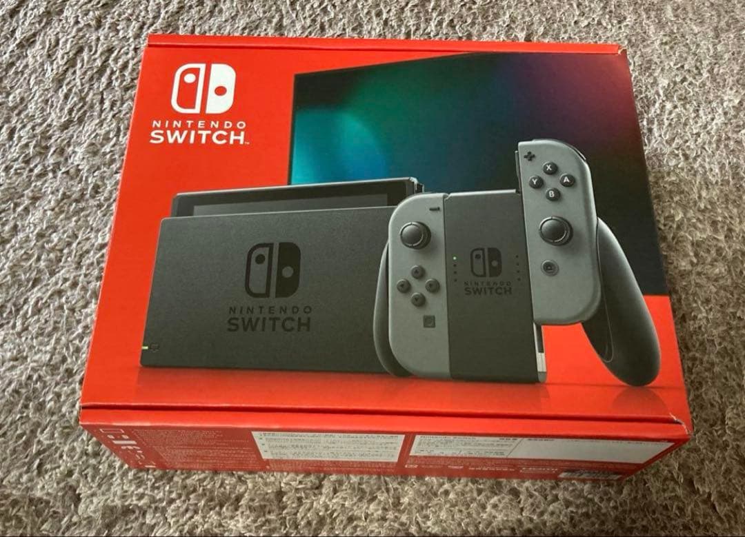 Nintendo Switch 本体グレー 、ゲームソフト3本付き