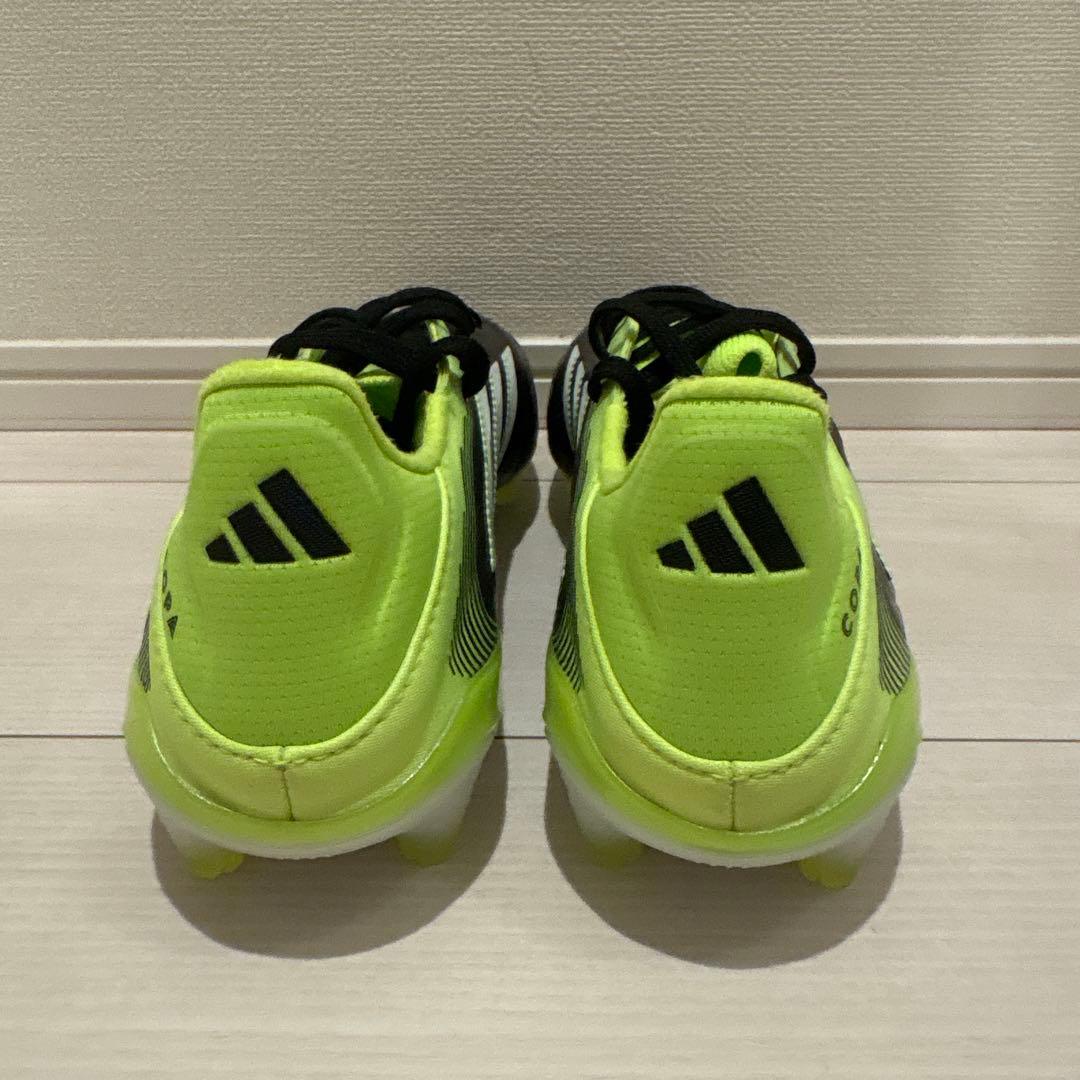 adidas COPA サッカーシューズ ブラック/ライム　25