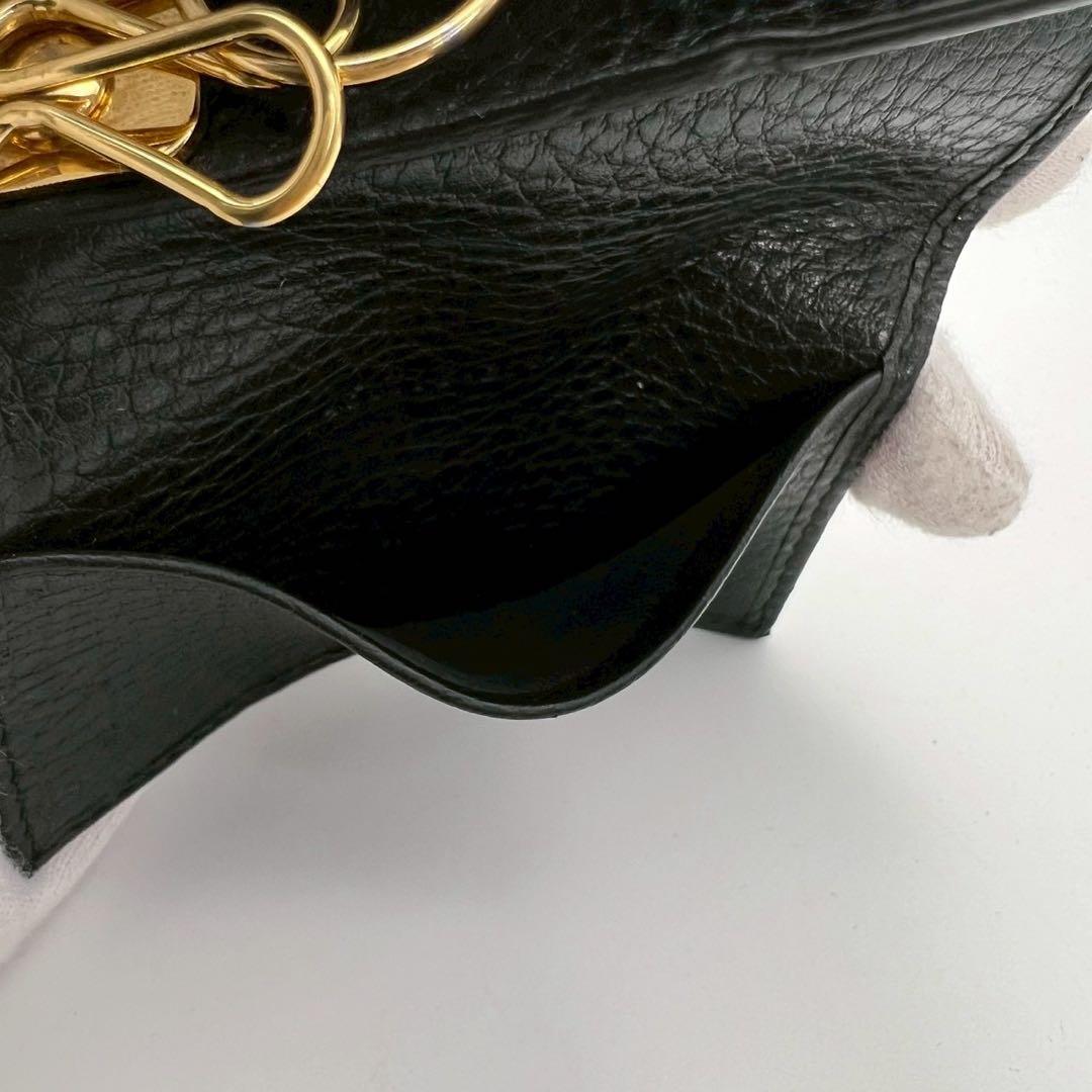 美品　グッチ　キーケース　GGマーモント　レザー　ブラック　GUCCI 箱付き