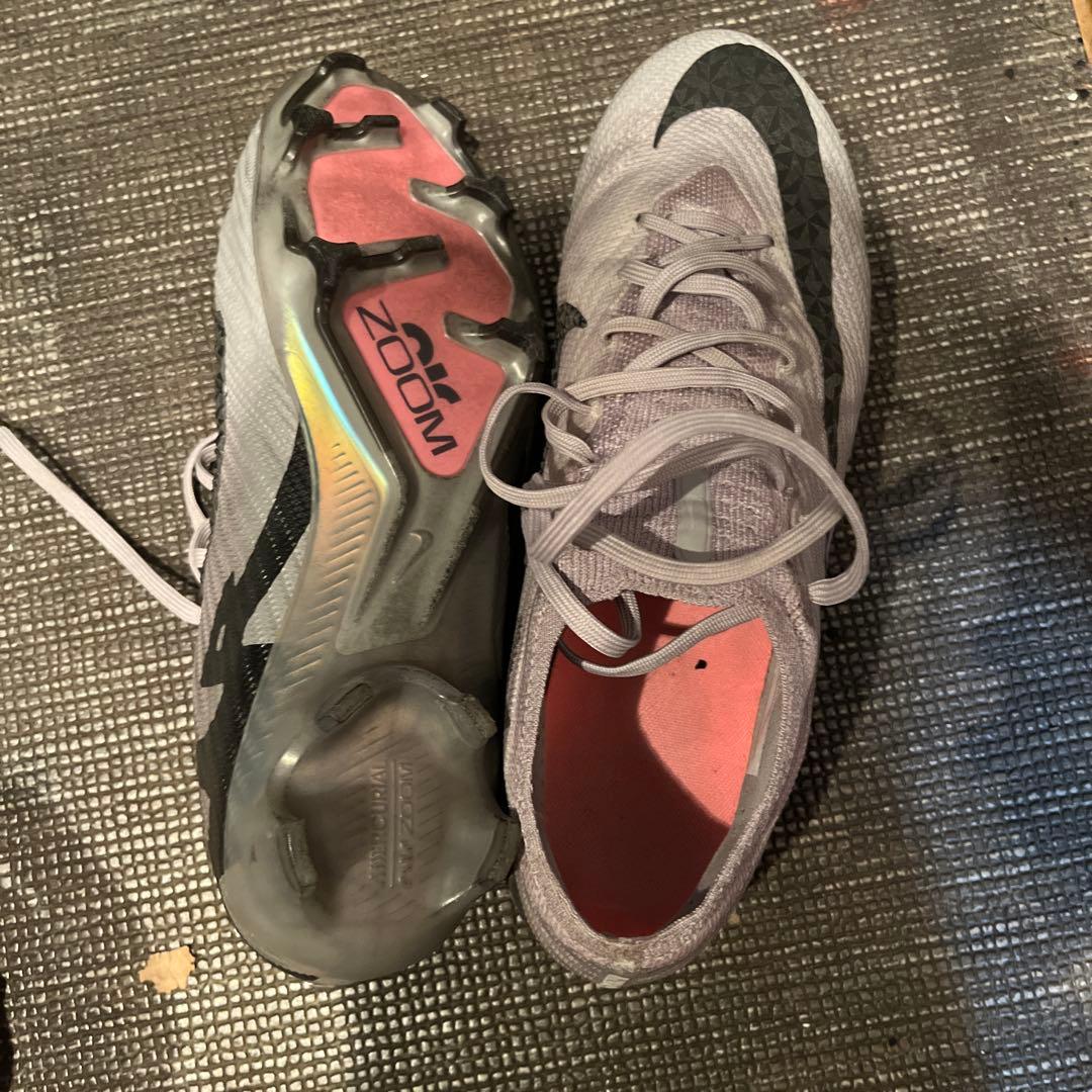 Nike マーキュリアルエアズームスパイクシューズ グレー/ブラック