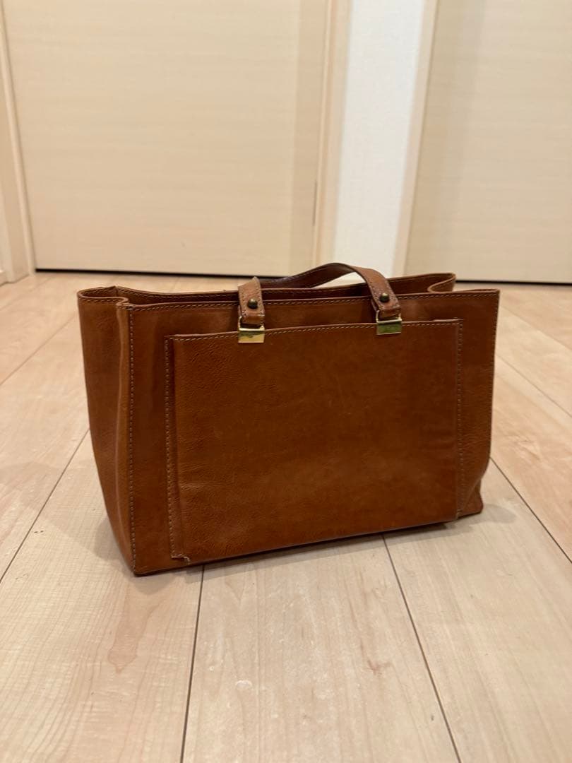 良品✨ バーニーズニューヨーク トスカレザー トートバッグ