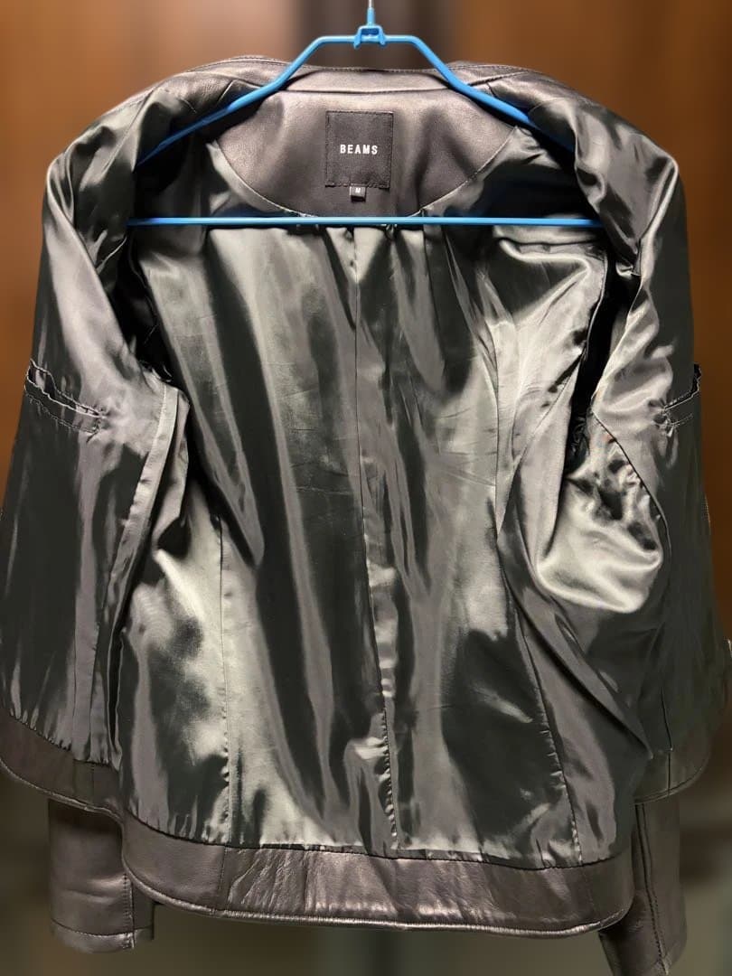 BEAMS ダブルライダース　羊革　Mサイズ　11-18-2899-202