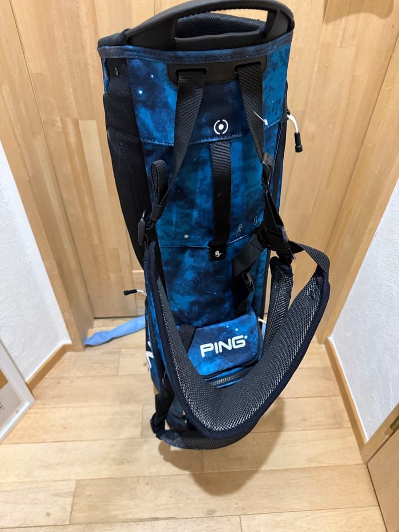 PING キャディバッグ 青