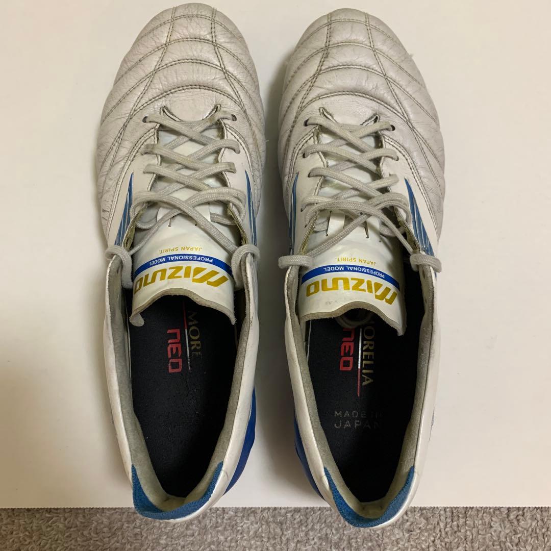 【27.5cm】モレリア NEO 4 JAPAN ムゲンパック　ホワイト×ブルー