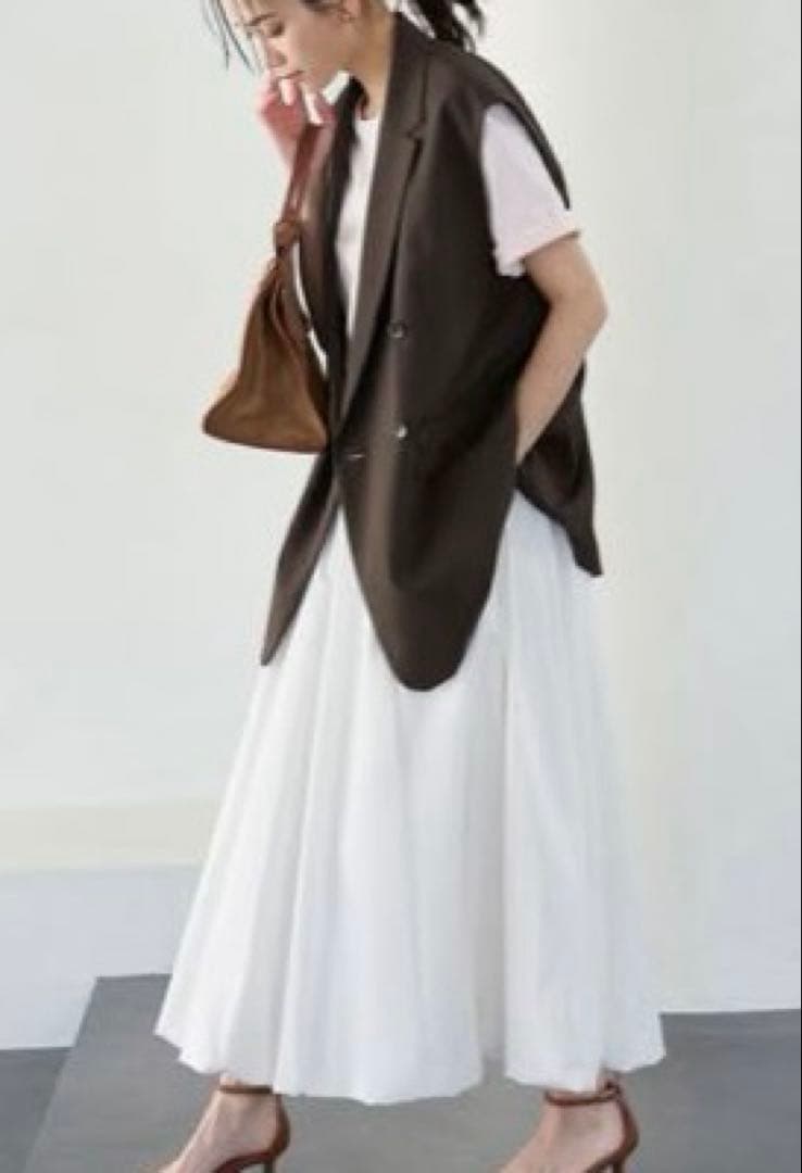 ⭐︎新品⭐︎UNFILO 【軽量/洗える】TENNEN TOUCH テーラードジレ