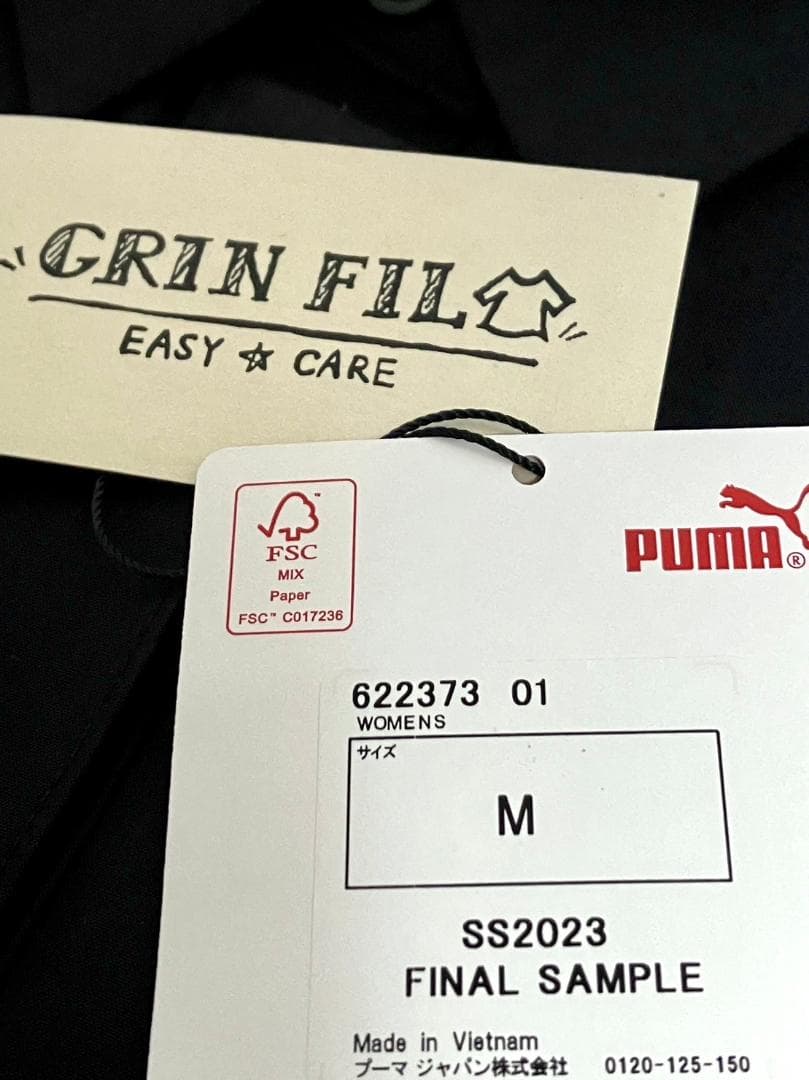 【24時間以内/匿名配送】プーマゴルフ レディース 長袖 ワンピース Mサイズ