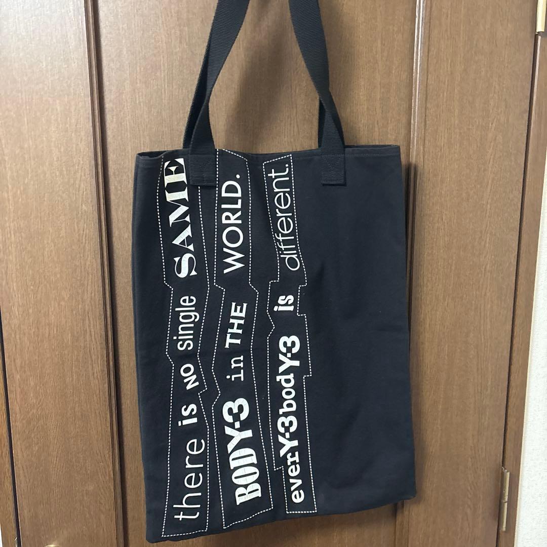 Y-3 ブラックトートバッグ