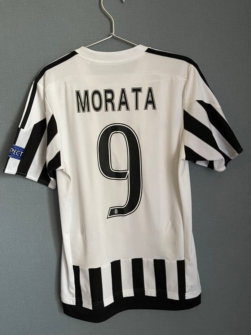 ユヴェントス 2015ホームユニフォーム #9 モラタ Sサイズ
