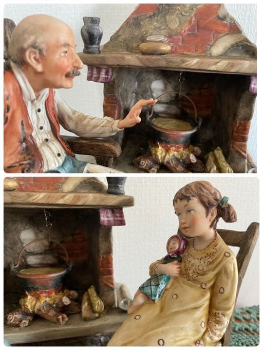 再お値下げ❗️カポディモンテ　アンティーク　レア　マエストロヴォルタ